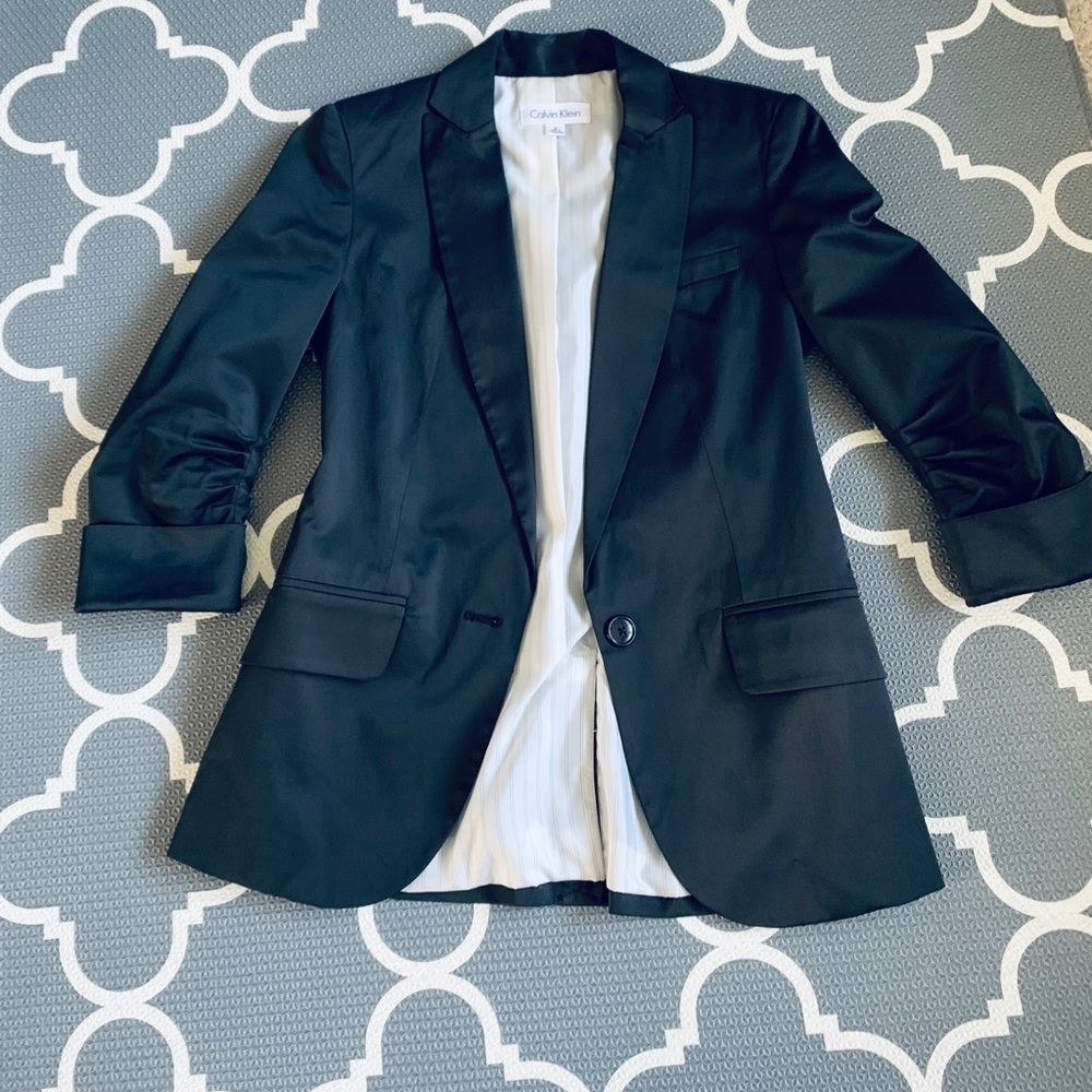Calvin Klein black blazer- size 2